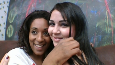 Bruna Minelli and Ellen Pacheco: Insane Passionate Lesbian Kissing