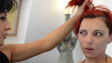 Cecilia Fernandez Catches Her Lazy Sub: Face Slapping Lesson