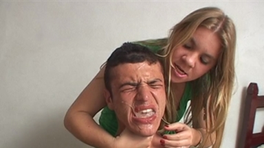 Alexia's Daring Hands: Hand Domination of Her Sub Guy Romarinho