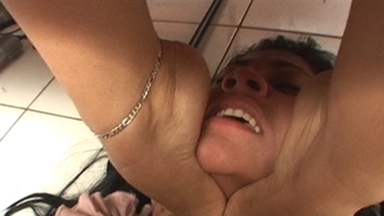 Mistress Giovana's Hard Feet: Feet on Face Domination of Sub Gaby