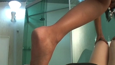 Latina vs White Sub: Hard Deep Feet Domination