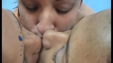 Laura, Dorinha and Mona: Three-Way Lesbian Kissing