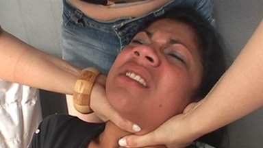 Sarina and Slave Gaby: Hand Domination Without Mercy
