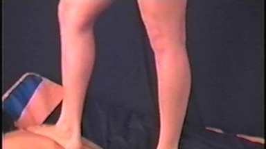 Miss Luciana Steps Up: Classic Face Trampling on Sub Ivana