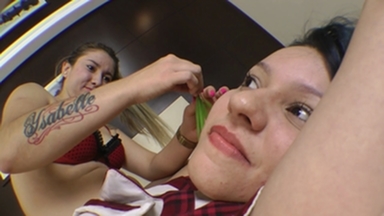 Paolla Guedes and Meggie: Extreme Tickling, Skin and Giggles