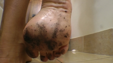 Flavia Greca's Dirty Feet: Foot Domination of Lilly