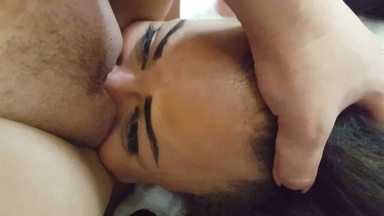 Angel Prado Catches Lazy Polly: Pussy and Ass Facesitting