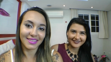 Nataly Di Fiori and Cauanny Mendes: Wet, Wild Saliva Kissing