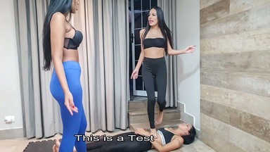 The Perfect Feet Part 1: Izabela and Yasmin's Face Trampling