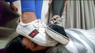 The Perfect Feet Part 1: Izabela and Yasmin's Face Trampling