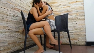 Debora Carvalho and Drika Moreira: Hot Reunion Kisses