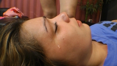 Lilian Gotti Ties Slave Graziela to the Bench: Hard Facesitting