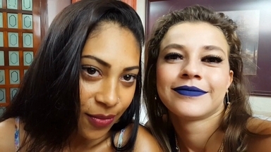 Karoline Vibe and Flavia Silva: Wild Kisses and Spit Games