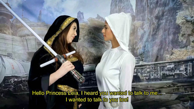 Star Whores: A Galactic Kissing Parody With a Princess and Lightsabers