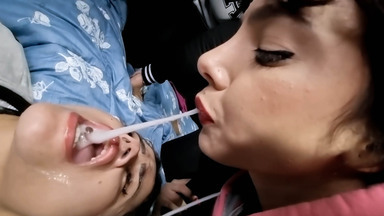 Spit Swallow Gang Bang: Anita Thompson, Sabrina Scott & Friends