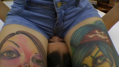 Larissa Diel's Wet Throne: From Jeans to Naked Facesitting on Fabi