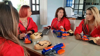 Megera Queen's Heist Game: Pussy-on-Pussy Tribadism With Nataly